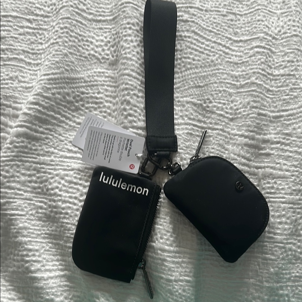 Lululemon Black Wristlet Set